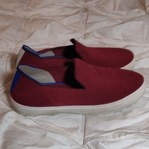 Rothy burgundy slip on sneaker
